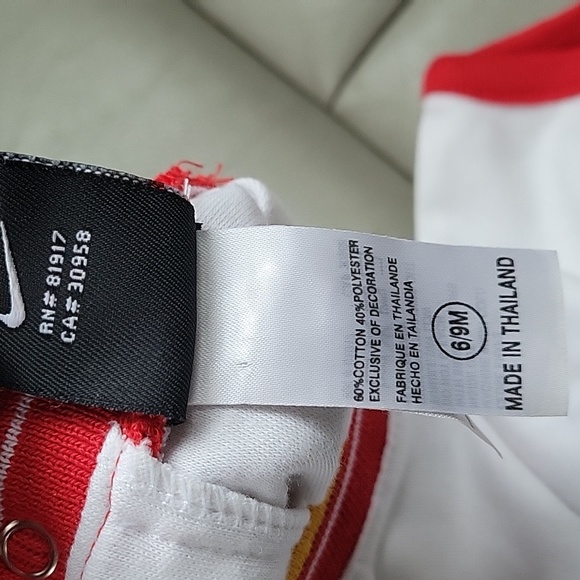 VTG NIKE ISU REDBIRDS 6/9M LONGSLEEVE ONESIE - Picture 7 of 13